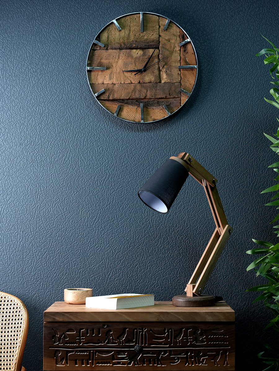 Herna Wooden Walnut Desk Lamp