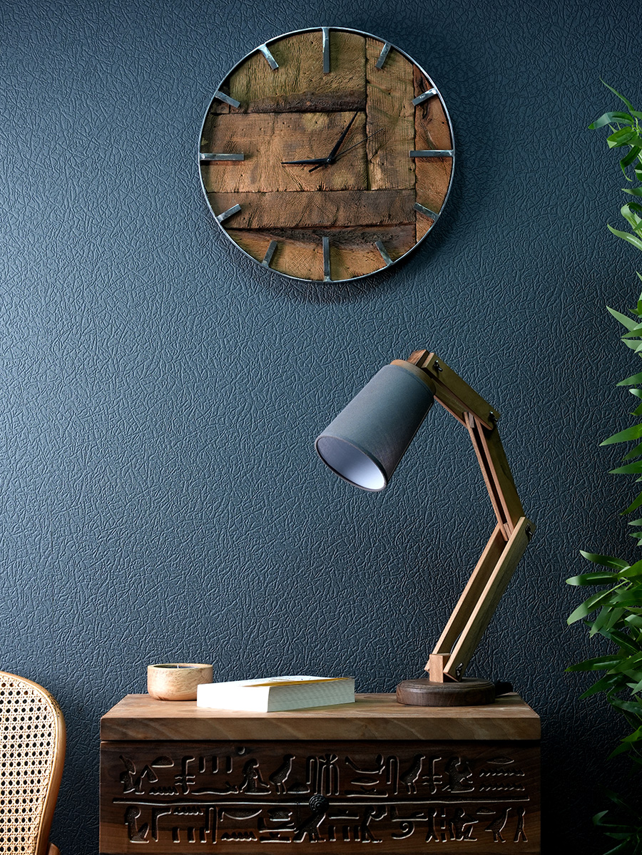 Herna Wooden Walnut Desk Lamp