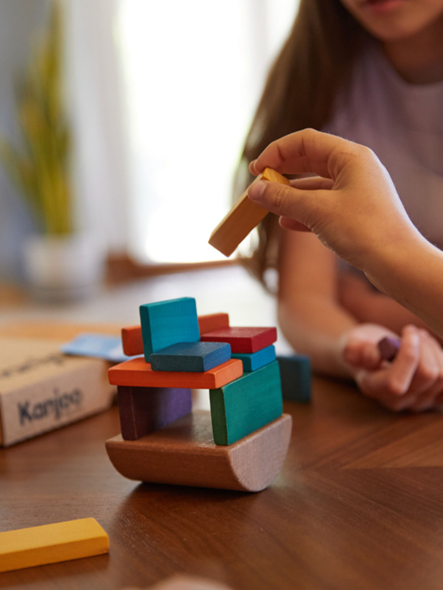 Kanjoo Emotion Series - Wooden Balancing Game