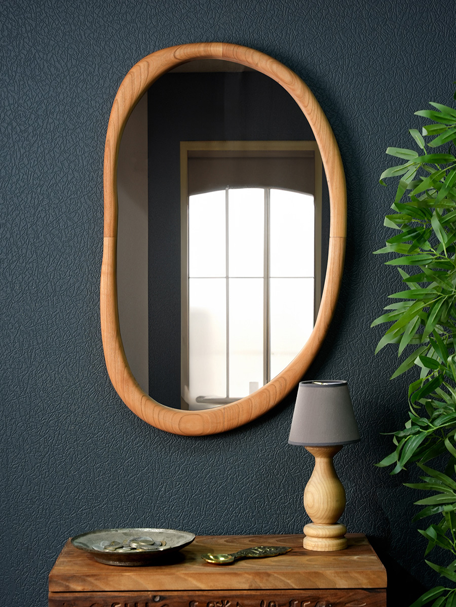 Leeds Wooden Mirror