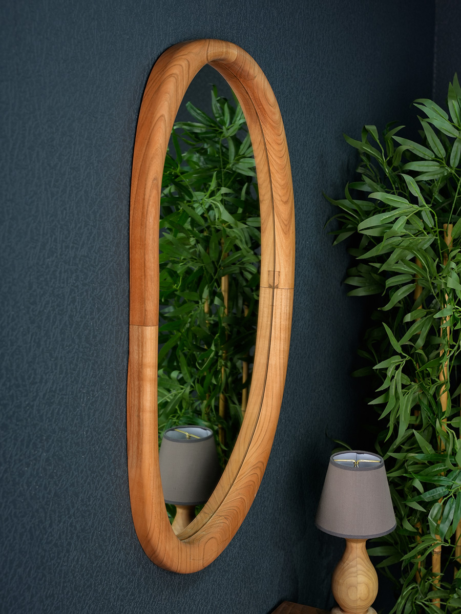 Leeds Wooden Mirror